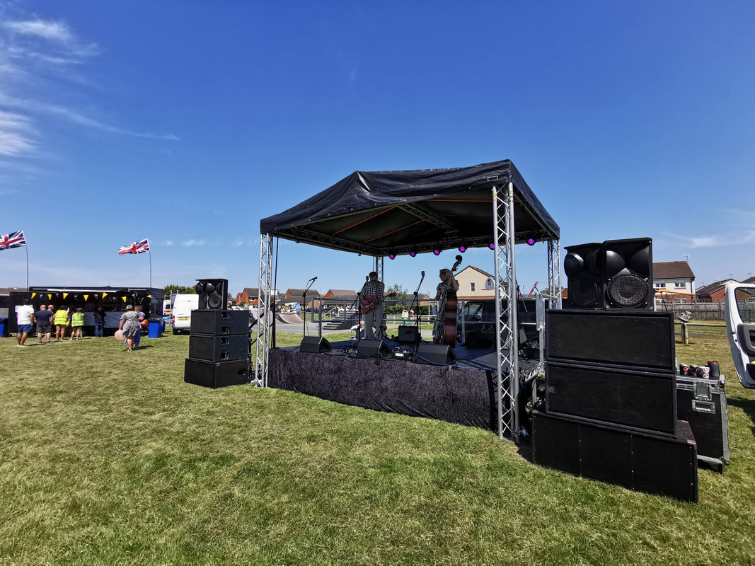 Broughton & Bretton Carnival Stage, PA System and Lights