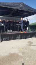 Welsh Male Voice Choir Stage for hire Wales