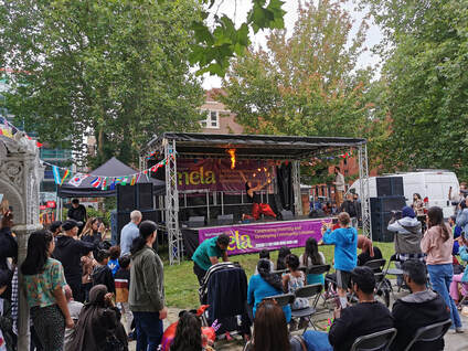 4 x 6  Stage Warrington Hire Staging, Cheshire, Mela, Party, Indian